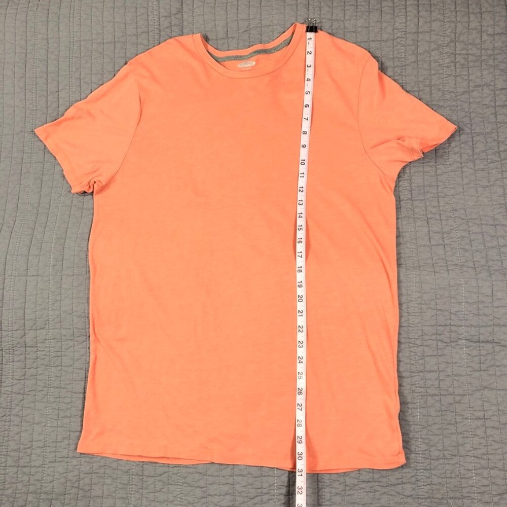 4/$15 Old Navy T Shirt Men Large Tall Coral Soft Washed Tee - Picture 8 of 16